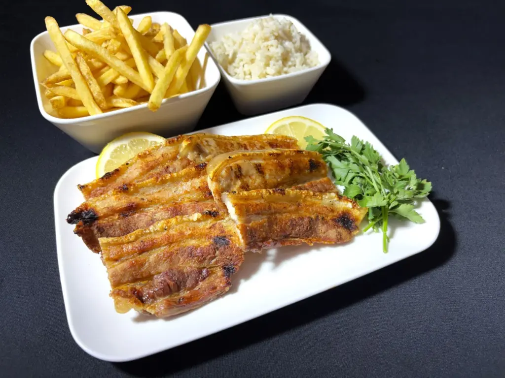 entremeada carvão churrasqueira